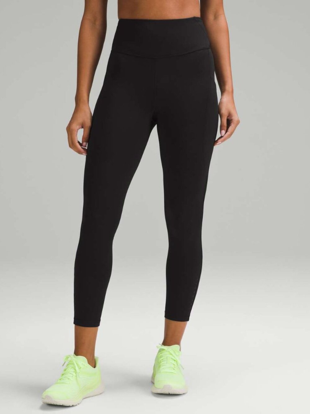 Lululemon Women's Fast and Free High-Rise Fleece Tight - Black